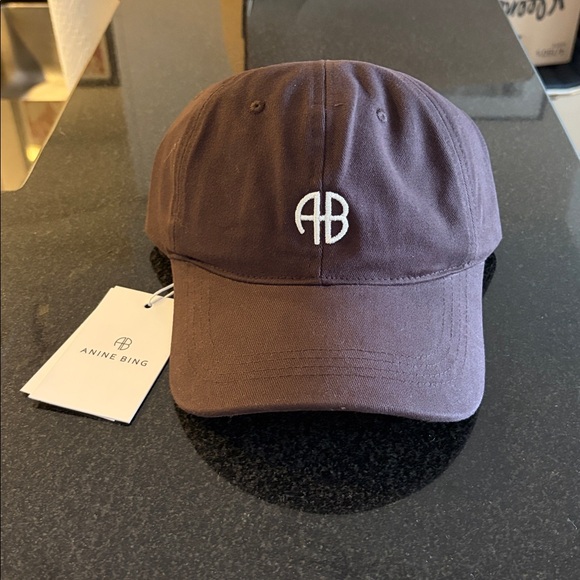 Anine Bing Jeremy baseball cap, deep brown - NWT - Picture 3 of 9
